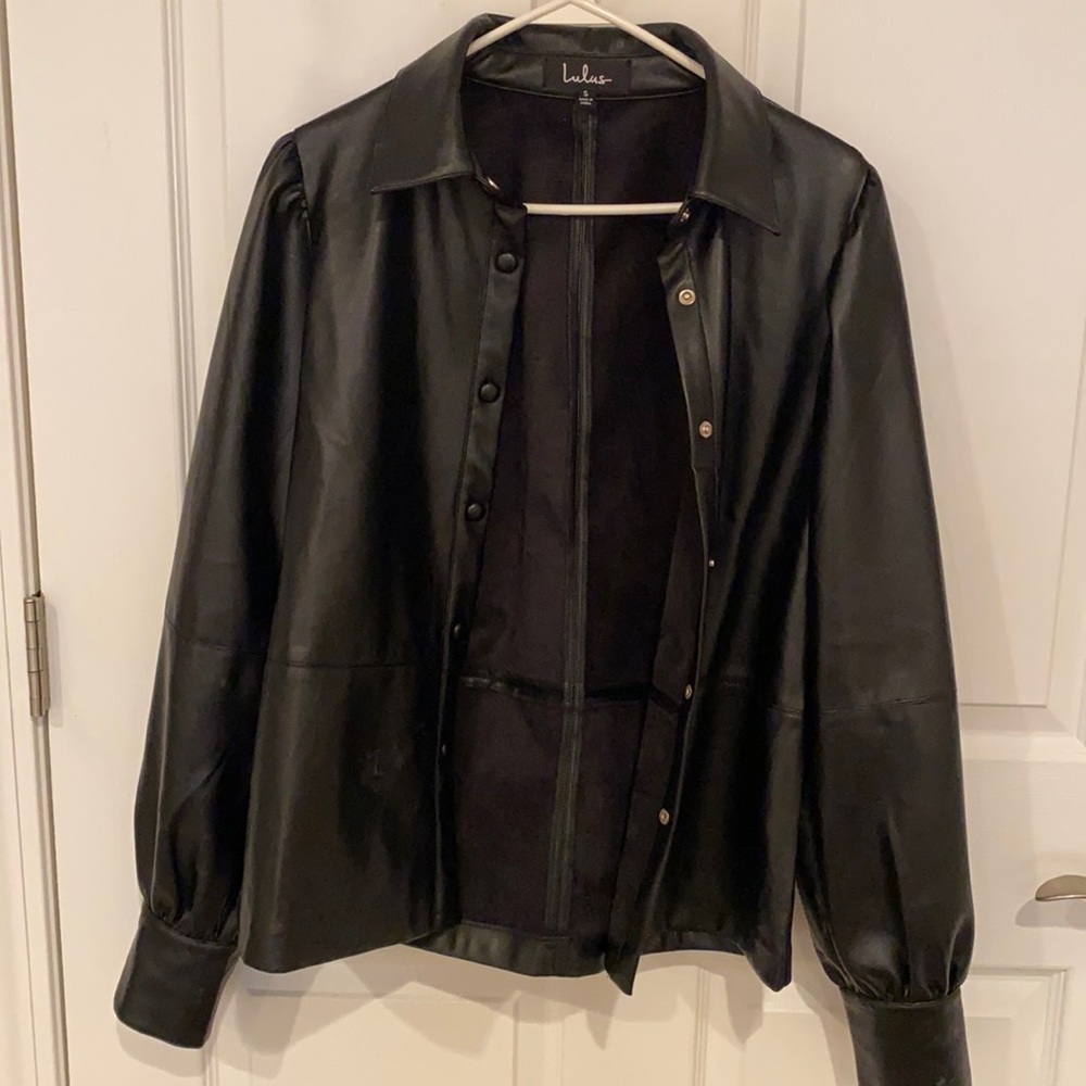 LuLus leather jacket